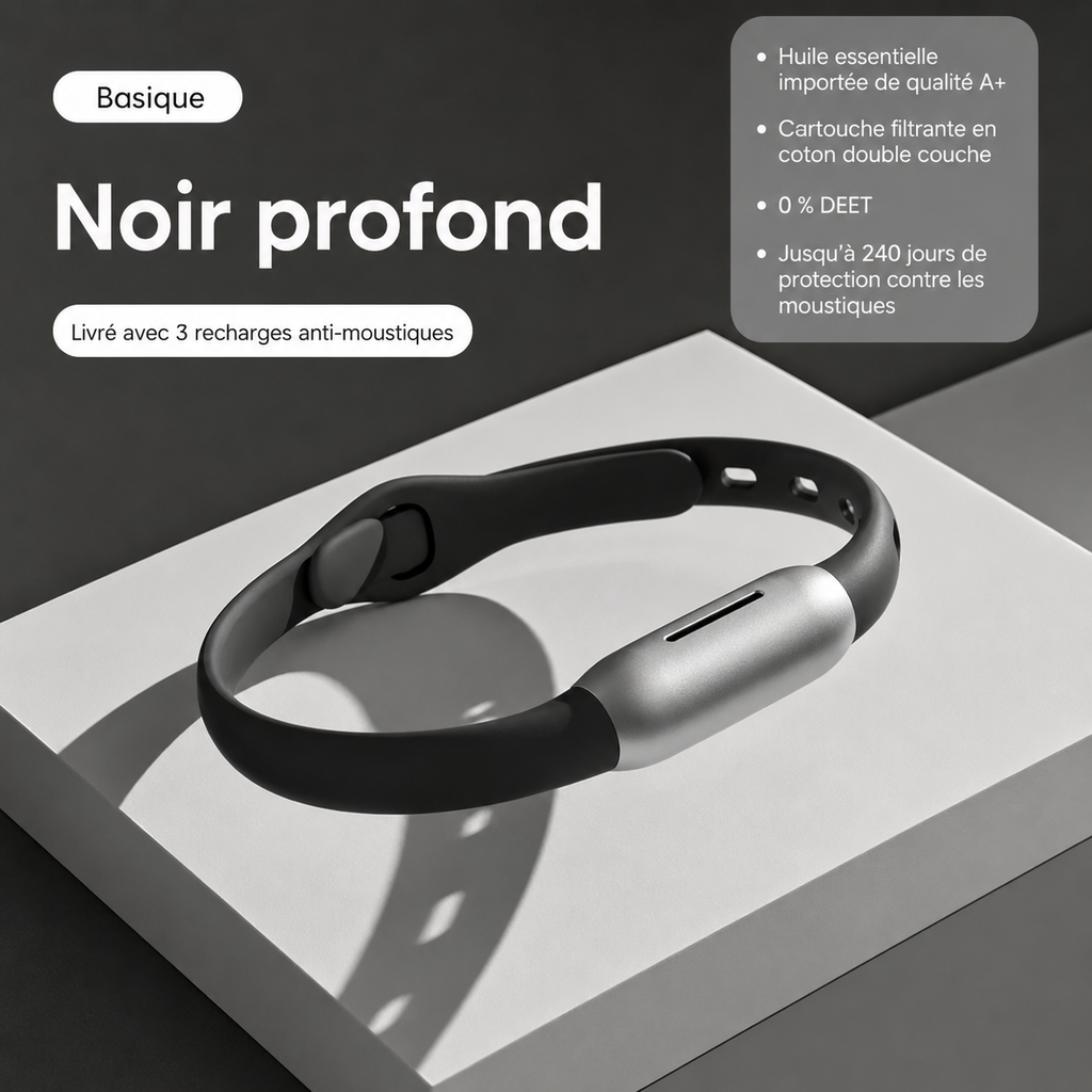 MoustiqZen le bracelet répulsifs à insectes aux huiles essentielles