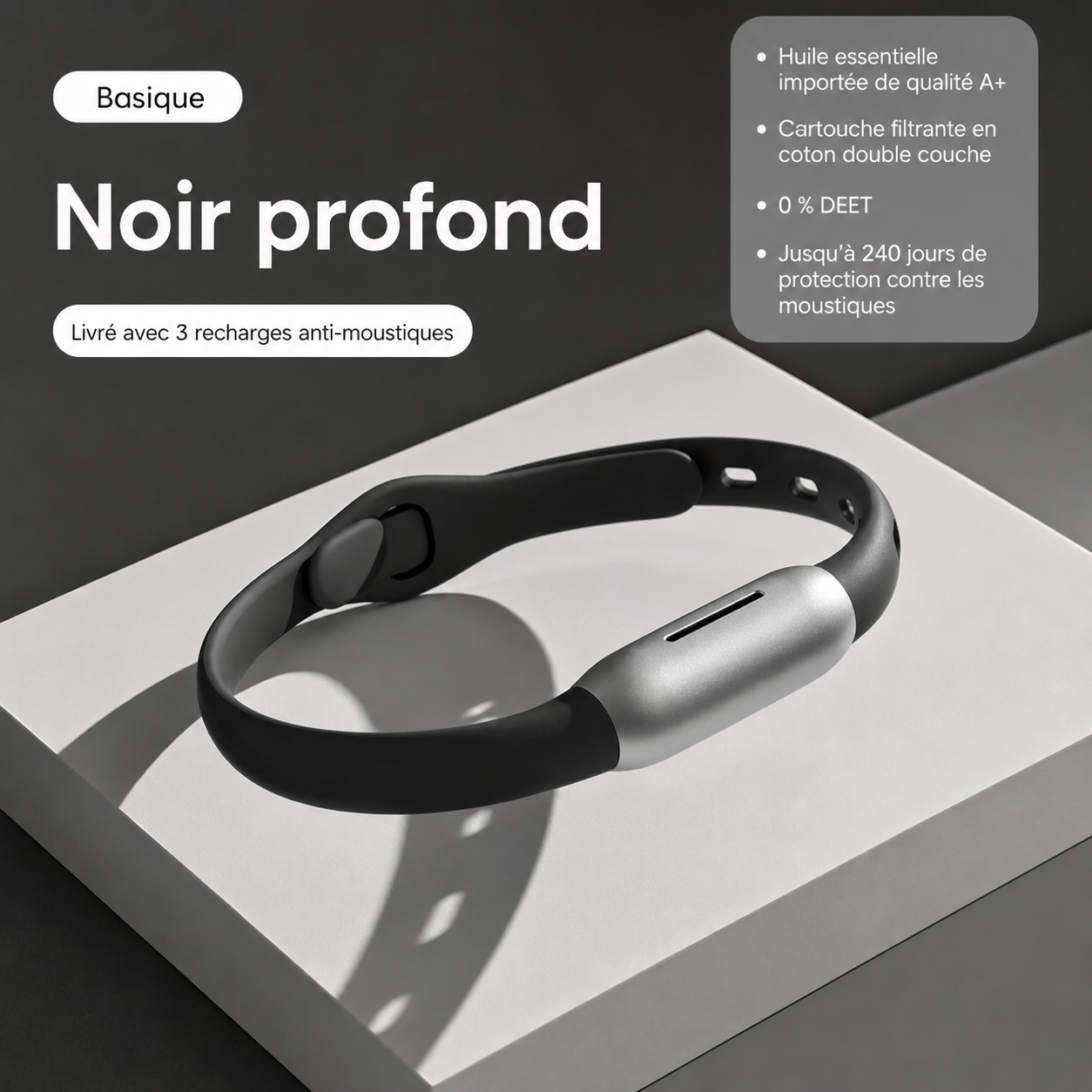 MoustiqZen le bracelet répulsifs à insectes aux huiles essentielles