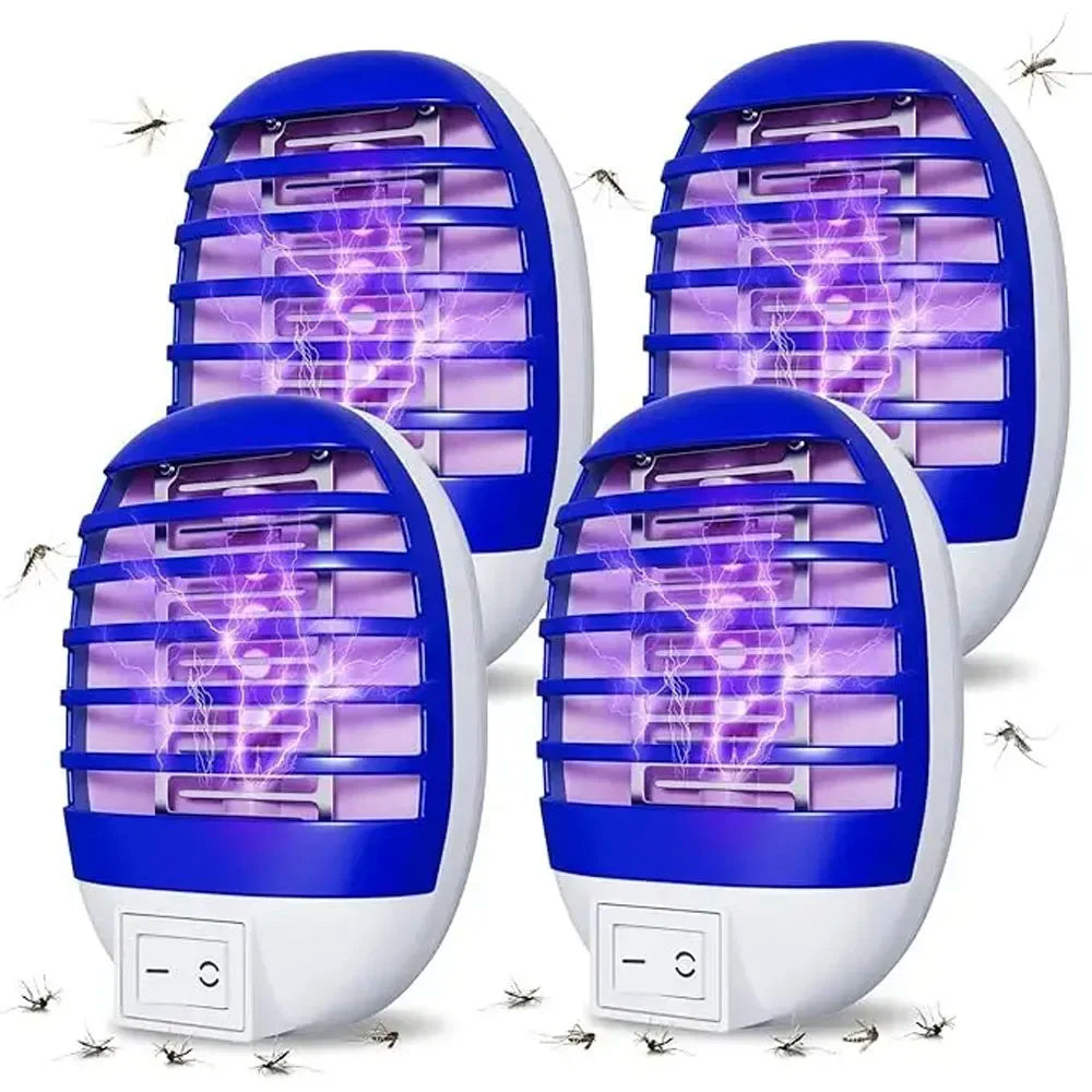 Piège À Mouches Électrique Anti-Moustiques À Lumière LED, Sans Odeur, Avec Lumière UV LED, Adapté À La Chambre À Coucher, Au Salon, Prise Intérieure EU/US
