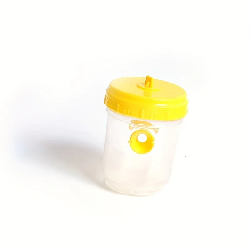 Piège À Insectes Extérieur En Plastique Transparent Avec Couvercle – Efficace Pour Attraper Des Mouches Des Fruits, Des Guêpes, Un Design Transparent Pour Une Surveillance Facile