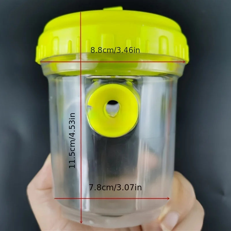 Piège À Insectes Extérieur En Plastique Transparent Avec Couvercle – Efficace Pour Attraper Des Mouches Des Fruits, Des Guêpes, Un Design Transparent Pour Une Surveillance Facile