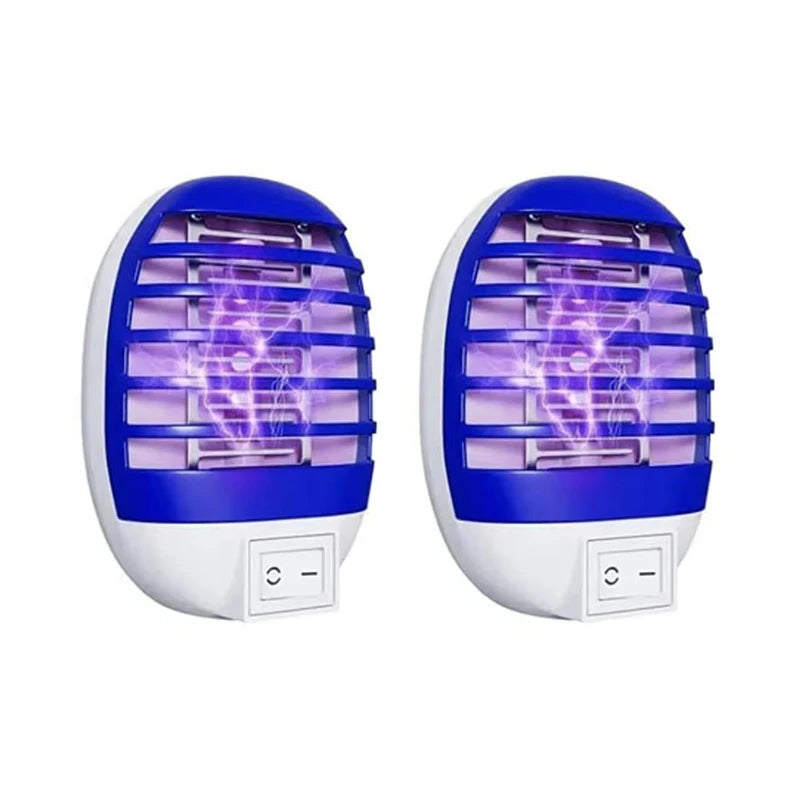 Piège À Mouches Électrique Anti-Moustiques À Lumière LED, Sans Odeur, Avec Lumière UV LED, Adapté À La Chambre À Coucher, Au Salon, Prise Intérieure EU/US