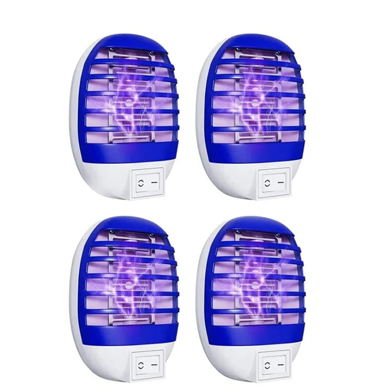 Piège À Mouches Électrique Anti-Moustiques À Lumière LED, Sans Odeur, Avec Lumière UV LED, Adapté À La Chambre À Coucher, Au Salon, Prise Intérieure EU/US